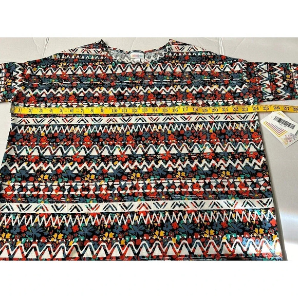 LuLaRoe Women’s Irma Tunic T-Shirt Top Size XS Floral - Picture 6 of 6